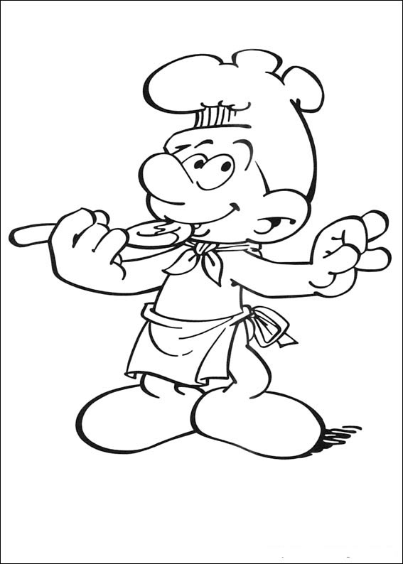 Smerfy kolorowanki